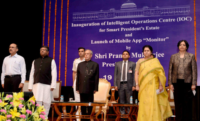 President Pranab Mukherjee - Smart President Estate App Launch
