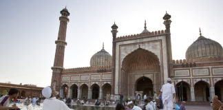 Jama Masjid, the main mosque in Delhi India