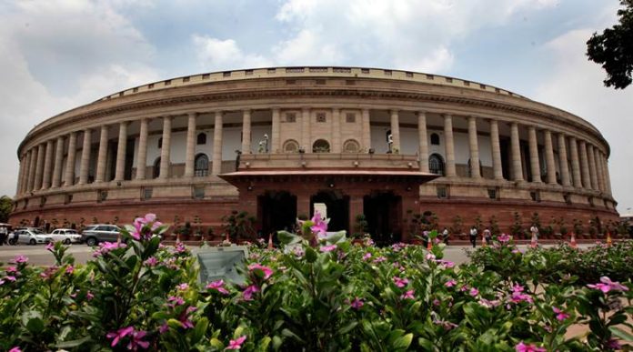 Parliament house in New Delhi