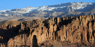 Sunrise of Bamyan Valley - Buddha in Afghanistan