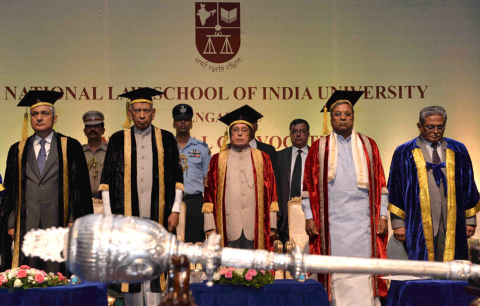 President Pranab Mukherjee - Law Convocation at Karnataka