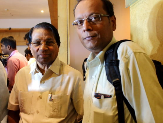 Suman Munshi Chief Editor IBG NEWS with Dr G Viswanathan Chancellor VIT,Ex MP and Ex Tamilnadu Minister