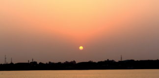 Sunset at Ganga