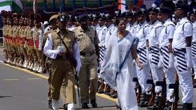 Mamata visiting Police Parade