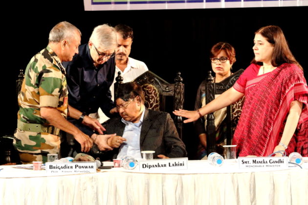 Dipankar Lahiri fall sick on stage - ICCR Kolkata
