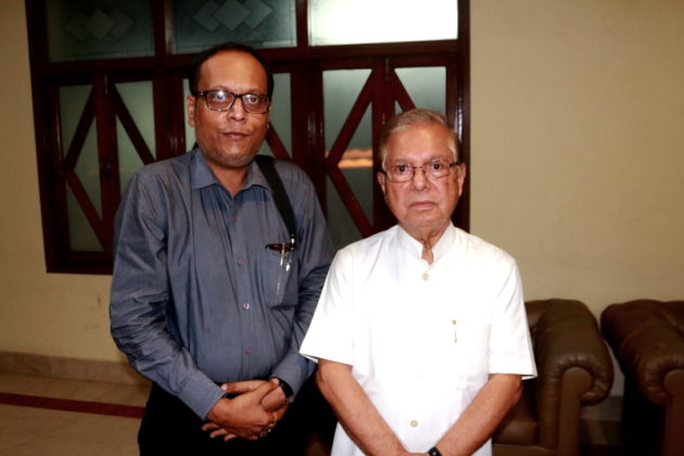 Suman Munshi Chief Editor IBG NEWS with A.K Chandra MD PC Chandra Group