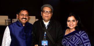 Mr.Sohan Roy Founder Indywoods, Suman Munshi Chief Editor Founder IBG NEWS and Wife of Sohan Roy (L-R)