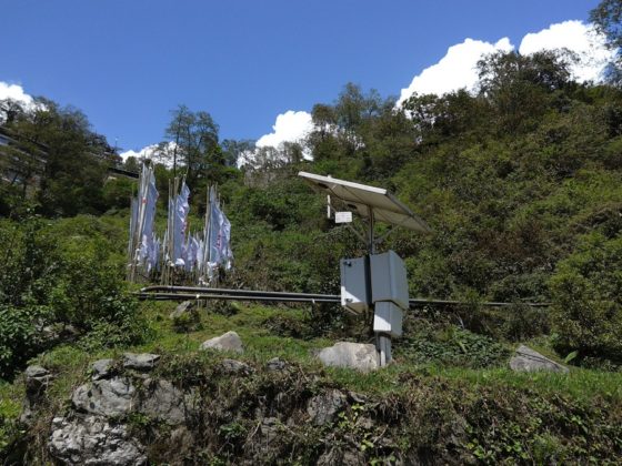 Pix 3 - Installation at Chandmari Village in Sikkim’s Gangtok District