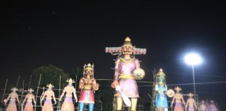 10 Ravana effigy burnt on Dussehra by Salt Lake Sanskritik Sansad & Sanmarg in Central Park(Salt Lake), Kolkata_10