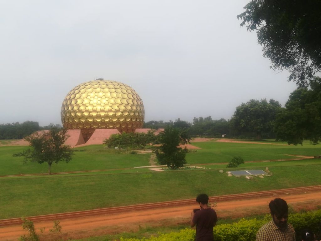 Matri Mandir Auroville at Pondicherry