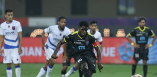 KBFC's Bartholomew Ogbeche made his way to the top of the Hero ISL Golden Boot race today with a brace against OFC in the Hero ISL today