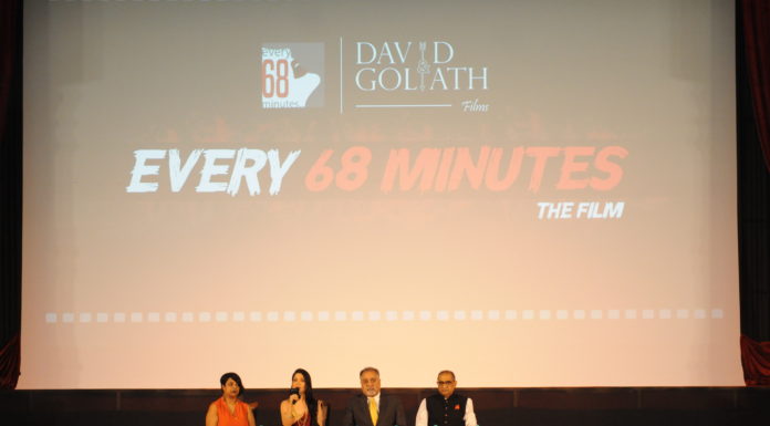 Anindita Sarbadhicari, Richa Sharma, Lal Bhatia, Imran Zaki during the Screening & Press Conference of the short film Every 68 Minutes held at JW Marriott, Kolkata.   