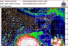 Super Cyclonic Storm ‘AMPHAN’ over west-central and adjoining central parts of South Bay of Bengal: Cyclone Warning for West Bengal and north Odisha coasts: Orange Message