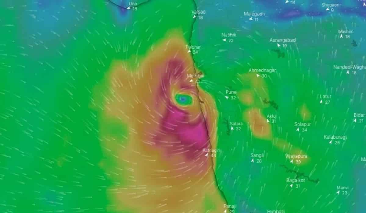 Severe Cyclonic Storm ‘NISARGA’ over Eastcentral Arabian Sea: Cyclone Warning for north Maharashtra & adjoining south Gujarat coasts: Red message