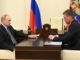 President Putin Meeting with Director of the Federal Bailiff Service (FBS), Chief Bailiff of the Russian Federation Dmitry Aristov.