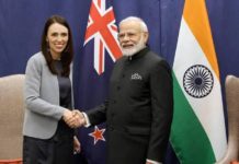 Indian and New Zealand PM