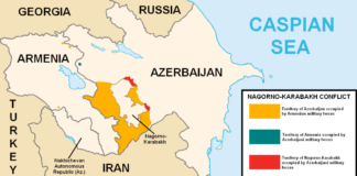 Nagorno Karabakh Conflict Map