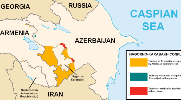 Transcaucasia Map By Wikipedia