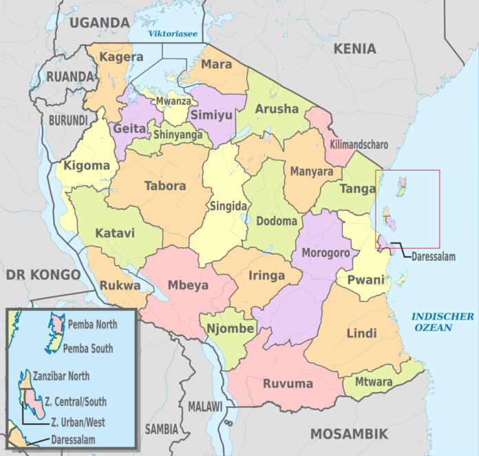 Regions of Tanzania