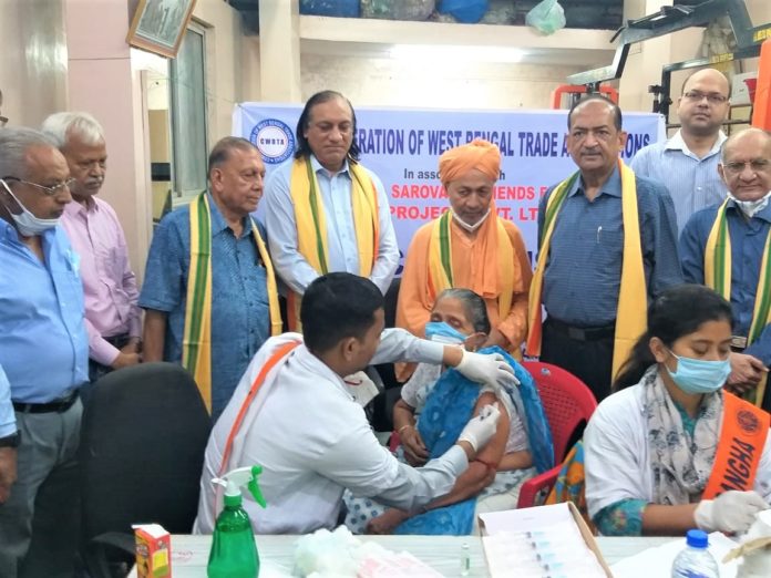 Vaccination by Bharat Sevashram Sangha