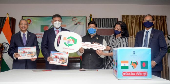 Ambulances and Medical Equipment reach Bangladesh from India