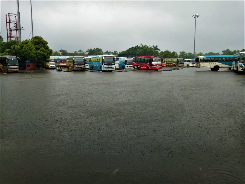 Karunamoyee Bus stand