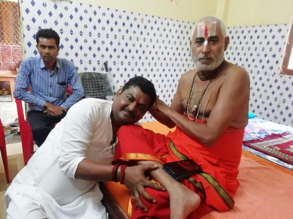 Health Sebak Sabha National President Indrajit Sinha at Two-day National Working Committee meeting of the All India Hindu Mahasabha, under the leadership of National President of the Mahasabha, Swami Tridandi ji Maharaj