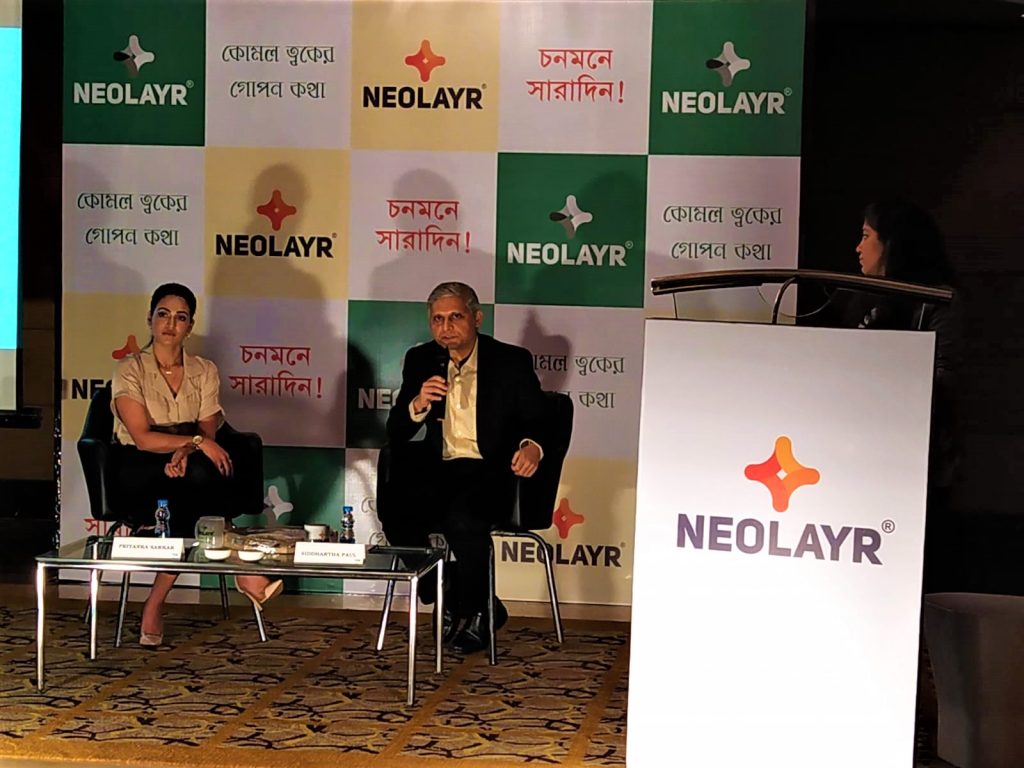 Palsons Derma - Neolayr Skin Care launch at Kolkata by Priyan ka Sarkar and Siddhartha Paul
