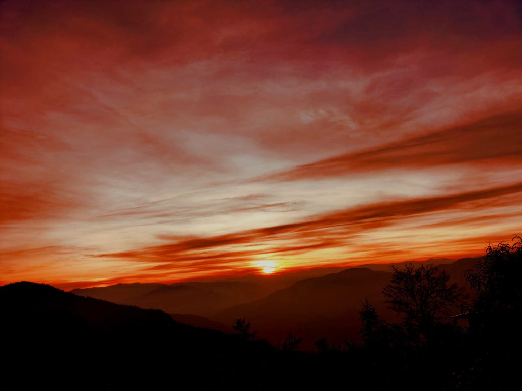 Sunrise at Sikkim