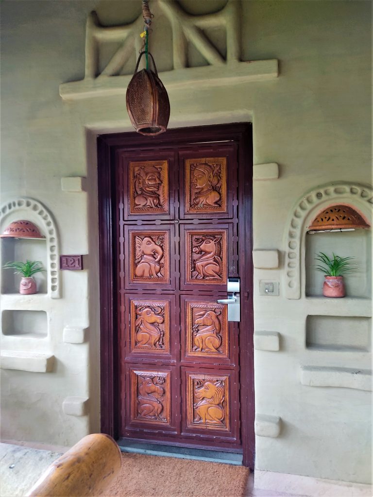 Vedic Village - Hut Door