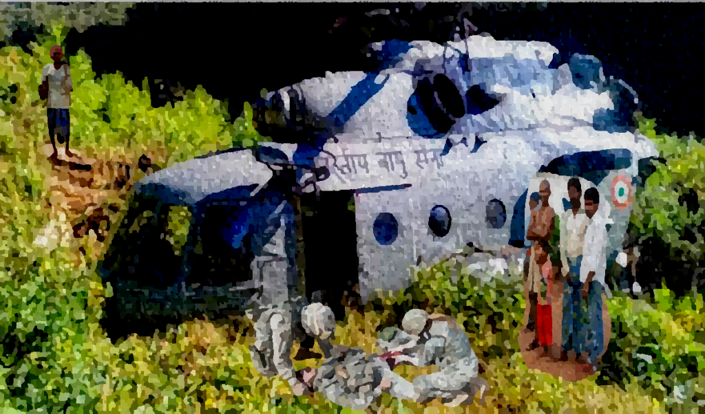 Accident of IAF Helicopter