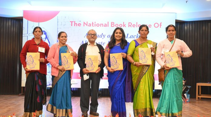Book authors Mrs. Vibha Vasuki and Dr Siva Prasad Rambhatla with Beedi women workers