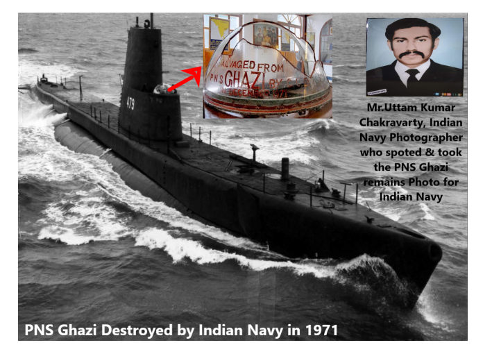 Destruction of PNS Ghazi - Glory for Indian Navy