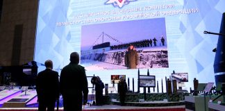 President Putin took part in a ceremony marking the induction of nuclear missile submarines Knyaz Oleg and Novosibirsk into the Russian Navy