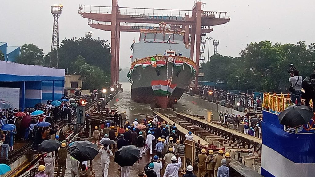 AUNCH OF ‘SANDHAYAK’ (YARD 3025) FIRST VESSEL OF SURVEY VESSEL (LARGE) PROJECT