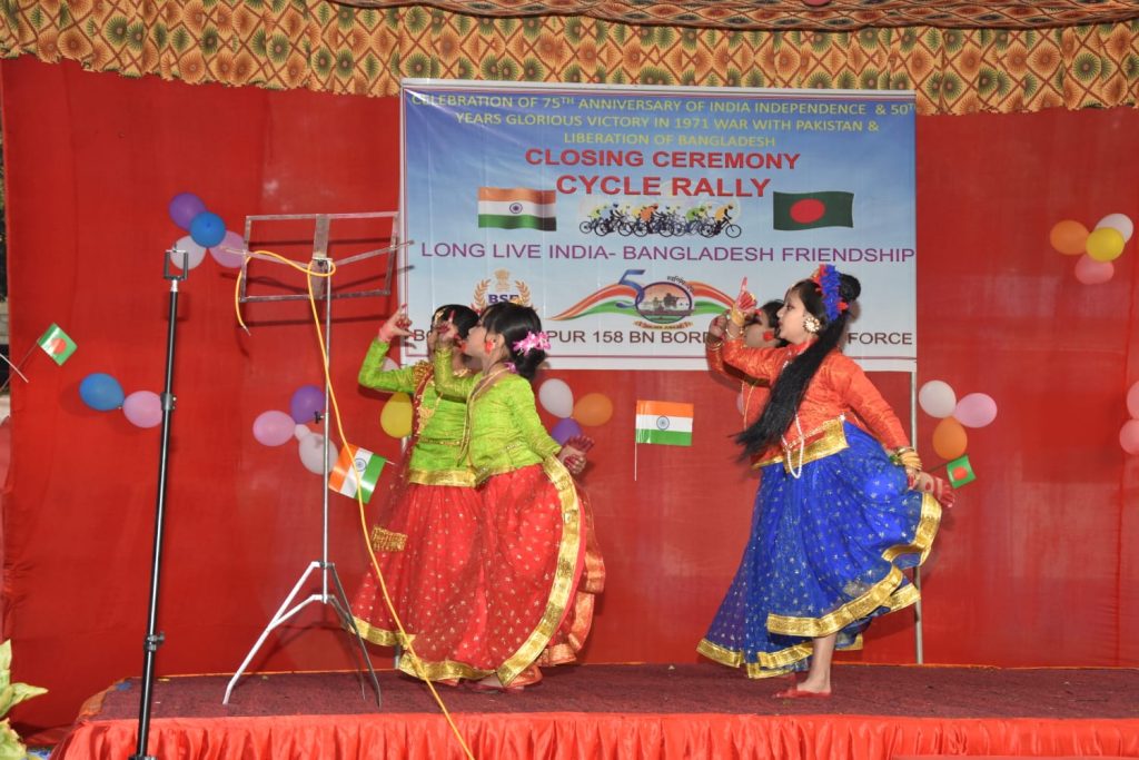 CLOSING CEREMONY OF CYCLE RALLY BEING ORGANIZED BY BSF TO COMMEMORATE 50TH ANNIVERSARY OF BANGLADESH LIBERATION WAR AND TO PAY TRIBUTE TO THE WAR HEROES