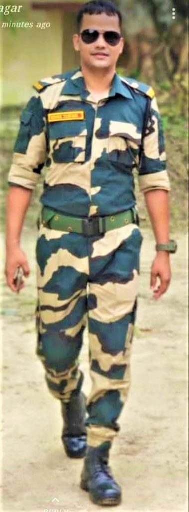 Late Constable Vivek Tiwari of 159 Bn BSF