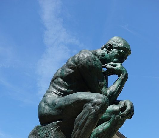 The Thinker by Wikipedia